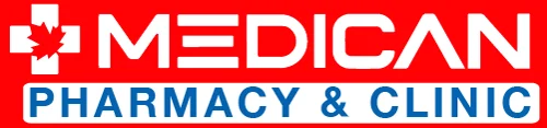 Logo for Medican, AB a pharmacy and medical clinic in Edmonton